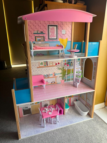 Barbie sized dolls house three - barbie,