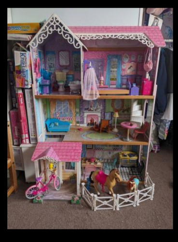Beautiful wooden barbie - barbie, doll