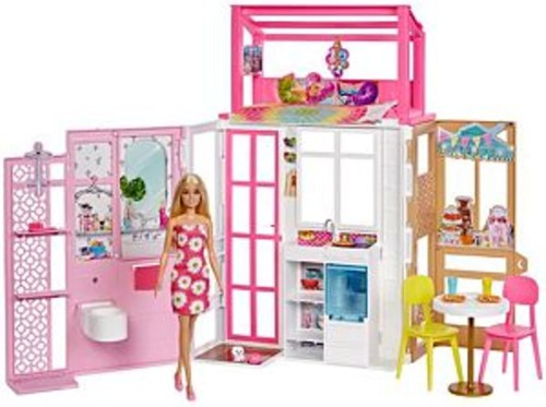 Barbie dollhouse playset with - dollhouse,