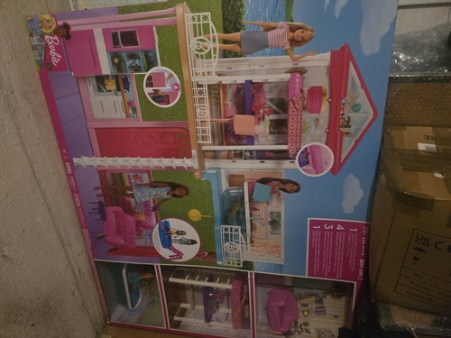 Barbie estate dolls house - dolls,