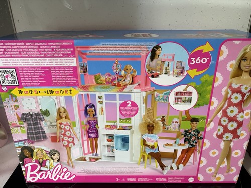 Barbie dollhouse with - barbie, levels