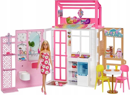 Barbie dollhouse playset with - barbie,