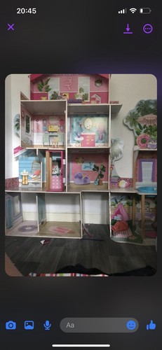 Barbie house and - house,
