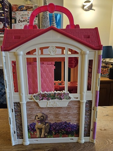 Barbie folding doll house - barbie,
