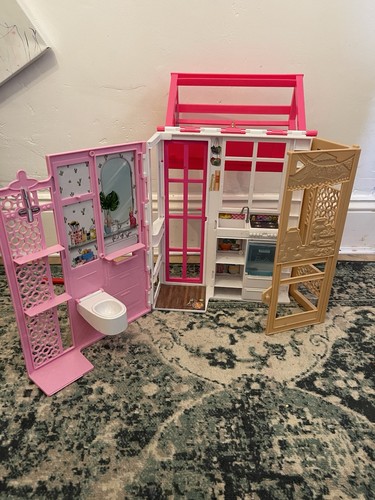 Barbie dolls house foldable - barbie,