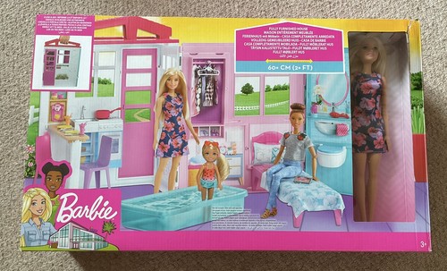 Barbie house portable foldaway - house,
